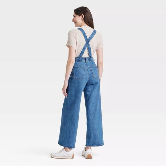 Universal Thread Women's Classic Blue Overalls - Picture 3 of 3